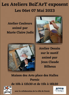 BOZ'ART EXPOSE SES ATELIERS PORNIC