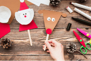 Bricolage de Noël à l'Éco Domaine Pornic