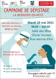 CAMPAGNE DE DEPISTAGE COVID-19