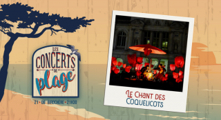 Concert de plage à La Birochère: le chant des coquelicots pornic