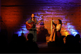 Concert du duo Araëlle, musique celtique