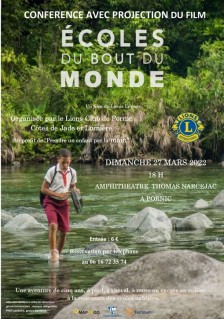 CONFERENCE: ECOLES DU BOUT DU MONDE PORNIC