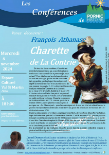 Conférence: François Athanase Charrette de la Contrie pornic