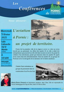 Conférence: l'aviation à Pornic, un projet territoire pornic
