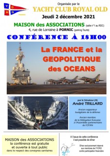 CONFERENCE: LA FRANCE ET LA GEOPOLITIQUE DES OCEANS PORNIC