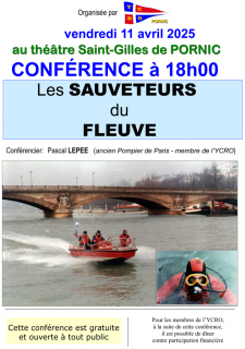 Conférence : les sauveteurs du fleuve Pornic