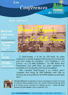 Conférence: St Nazaire à la belle époque pornic