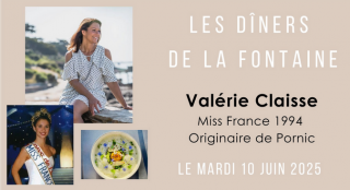 Dîner de la Fontaine avec Valérie Claisse pornic