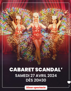 Dîner spectacle cabaret: Scandal pornic