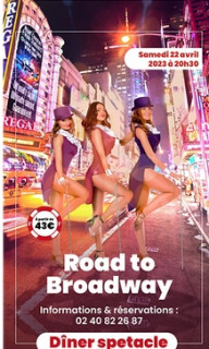 DINER SPECTACLE: ROAD TO BROADWAY PORNIC