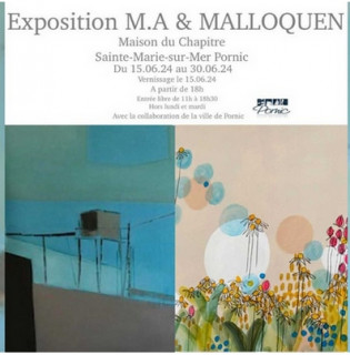 Exposition de Mallory Chauveau et Marianne Abougit Pornic
