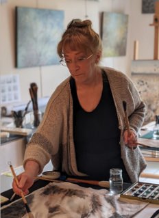 Exposition de Muriel Besnard: émotions passagères pornic