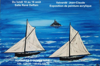 Exposition de peinture acrylique avec Jean-Claude VALVERDE