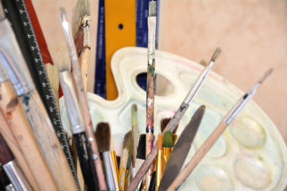 Exposition de peintures d'Odette Baconnais