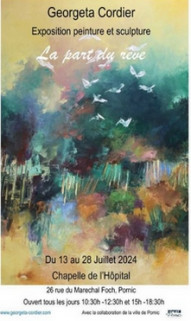  Exposition de peintures et sculptures et papier: la part du rêve pornic