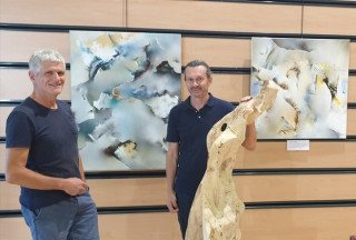 Exposition de peintures et sculptures: fragments de paysages Pornic