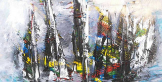 Exposition de peintures et sculptures: passerelle océans Pornic