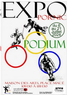 Exposition de peintures, sculptures, photographies: podium pornic