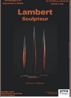 Exposition de sculptures: échos intimes pornic