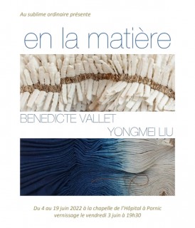 EXPOSITION EN LA MATIERE PORNIC
