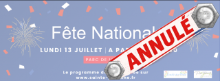 Fête nationale et feu d'artifice - Annulé