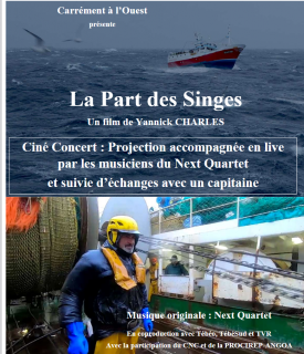 La part des singes: ciné concert  Pornic