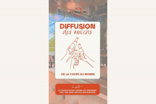 Le Poisson Rouge - diffusion coupe du monde de foot