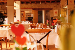 Les Tables de la Fontaine - Eco-Domaine La Fontaine - Menu de la Saint-Valentin 2025
