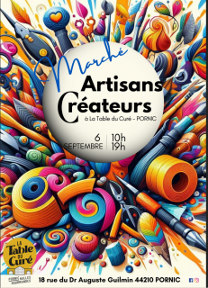 Marché Artisans créateurs pornic 6 septembre