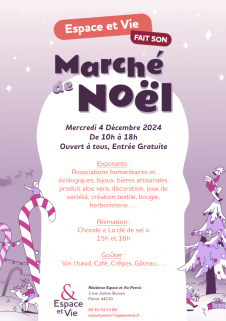 Marché de Noël à Espace et Vie pornic