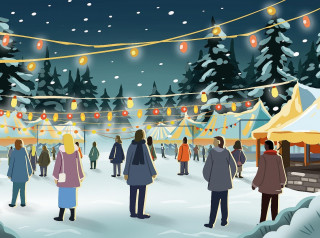 Marché de Noël au Pot'aux fleurs