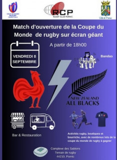 MATCH OUVERTURE COUPE DU MONDE DE RUGBY PORNIC