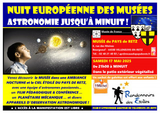 Nuit Européenne des Musées - La tête dans les étoiles