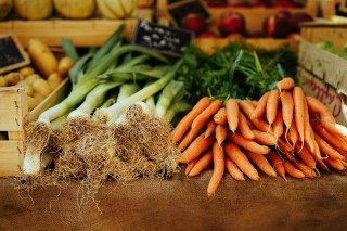 Marché de producteur bio au moulin