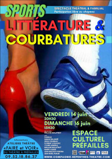 Pièce de théâtre : Sports, Littérature et Courbatures