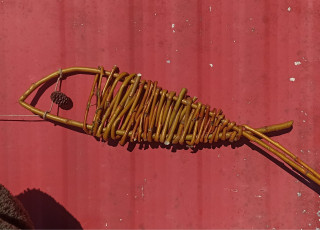 Poisson d'avril en vannerie