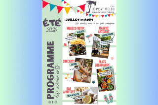 Programmation estivale du camping de Port Meleu