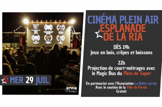 Projection en plein air