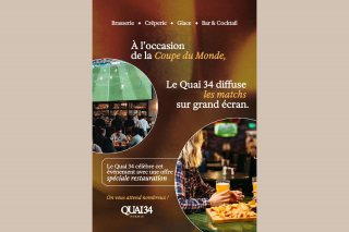 Quai 34 - Diffusion coupe du monde de foot