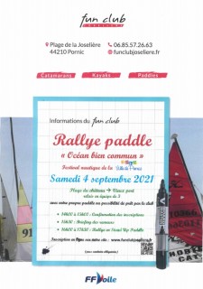 RALLYE PADDLE/FESTIVAL NAUTIQUE/ OCEAN BIEN COMMUN PORNIC