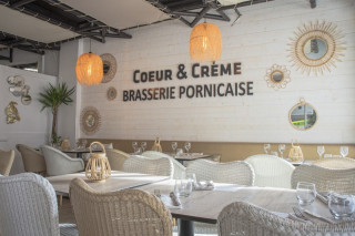 Salle du restaurant Coeur & Crème à Pornic