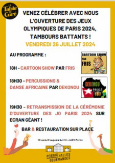  Soirée ouverture des Jeux Olympiques à La Table du Curé Pornic