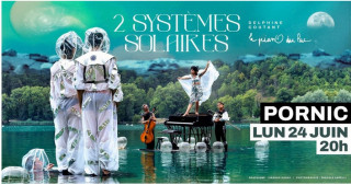 Spectacle: le piano du lac, deux systèmes solaires Pornic