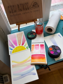 Stage d'Aquarelle avec Céci Rjass