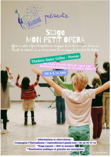 Stage: mon petit opéra pornic