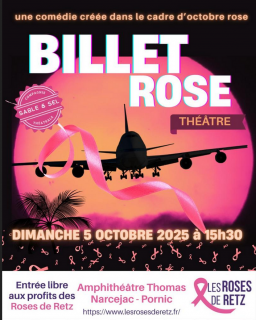 Théâtre: Billet rose pornic