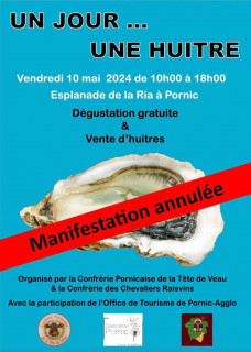 Un jour...une huître/ annulé Pornic
