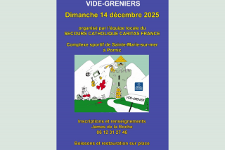 Vide-grenier par le Secours Catholique