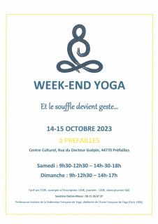 WEEK-END YOGA - Préfailles