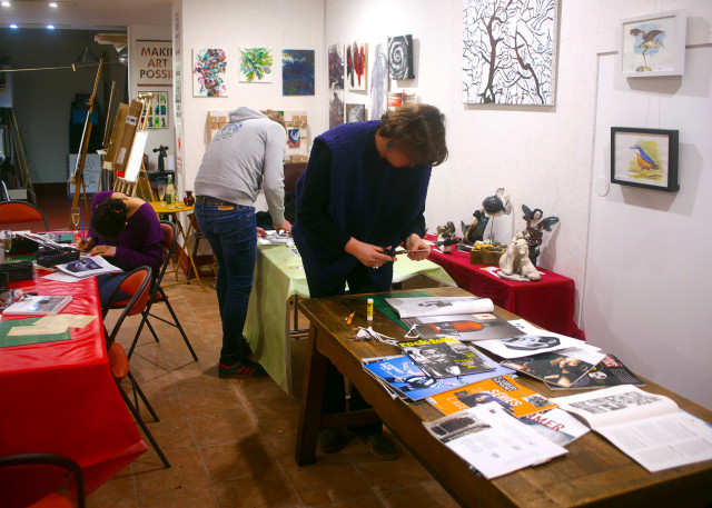 Ateliers dessin, peinture, sérigraphie et photo argentique avec Romain Louvel